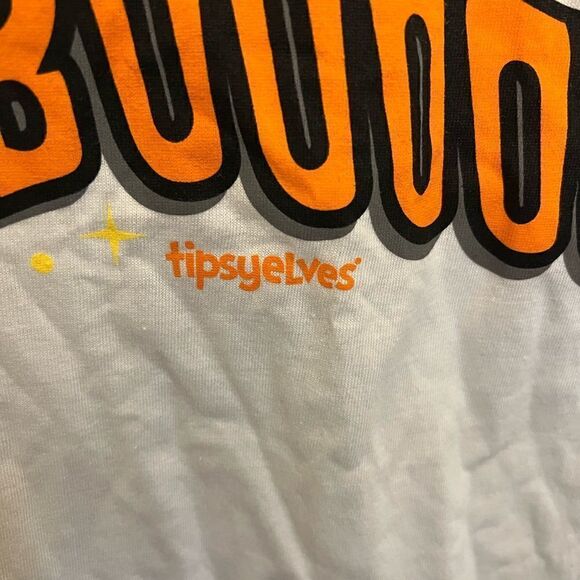 NWOT Tipsy Elves Halloween unisex T-shirt.  Here For the Boooooos!!!!  Size L. - Picture 2 of 9